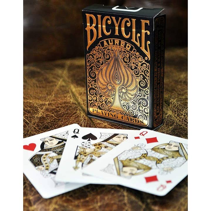 Naipes Bicycle Aureo Black