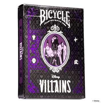 Naipes Bicycle Disney Villains Purpura