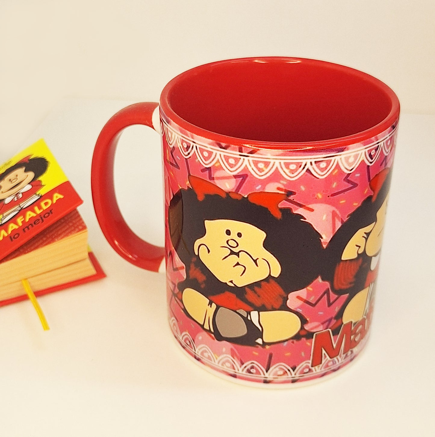 Taza cerámica ver, oir y callar