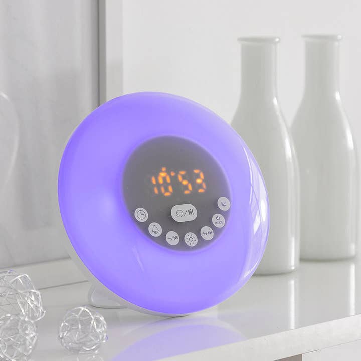 DESPERTADOR RECARGABLE CON ALTAVOZ