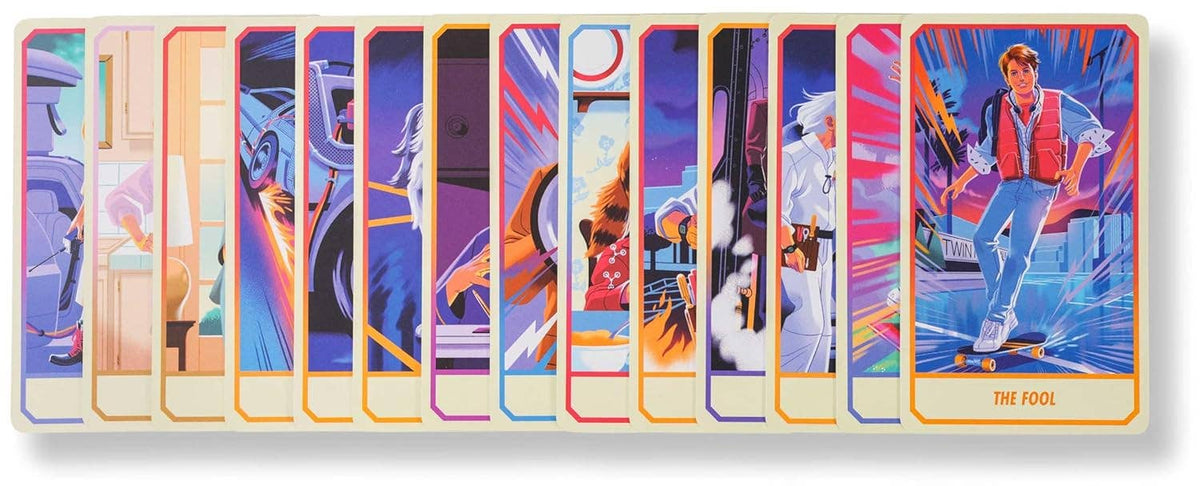 Baraja de cartas del tarot de Regreso al futuro de Insight Editions