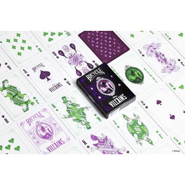 Naipes Bicycle Disney Villains Purpura