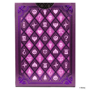 Naipes Bicycle Disney Villains Purpura