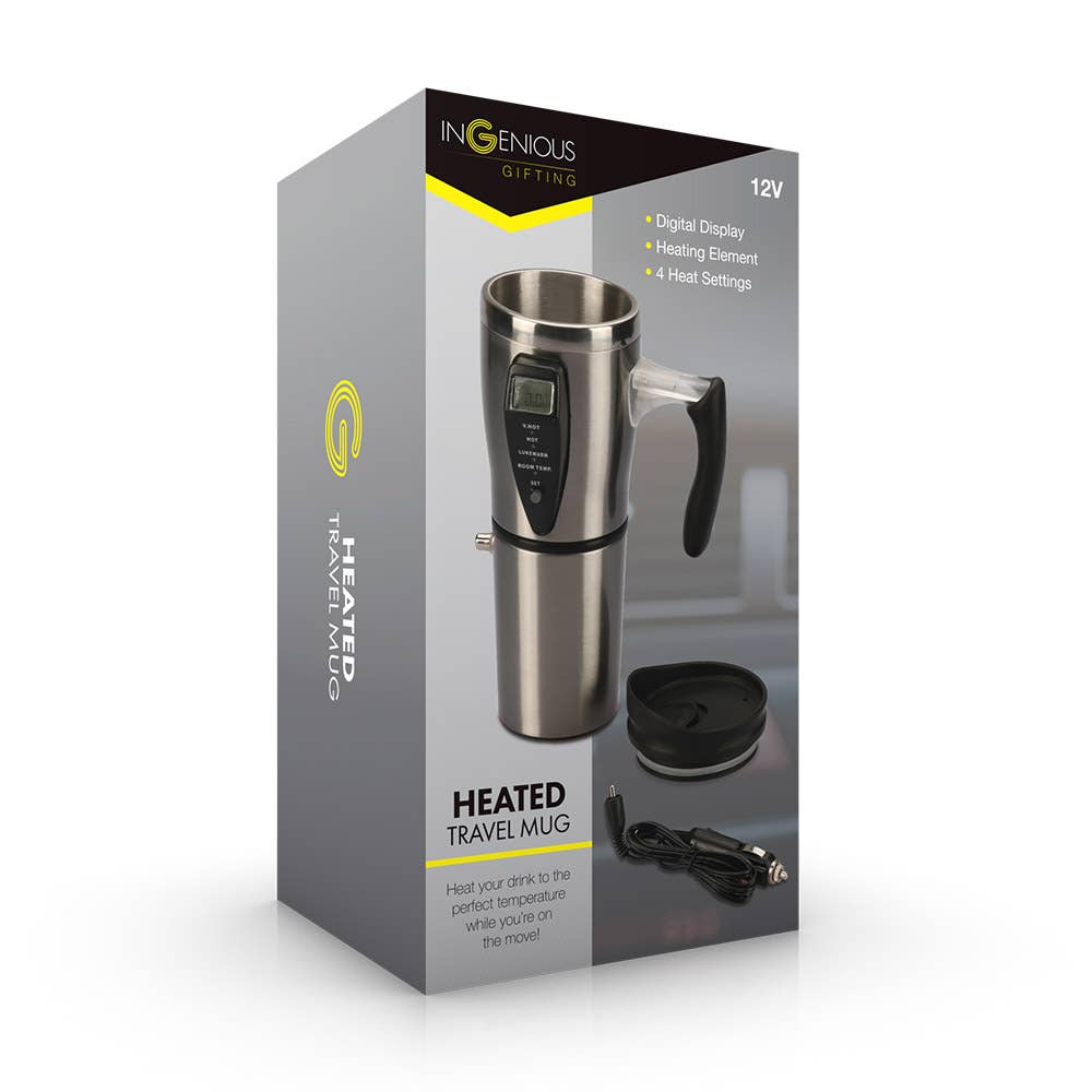 Taza de café Novelty Drinkware de viaje con calefacción y carga para coche