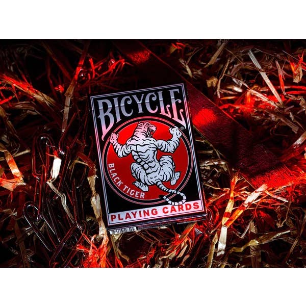 Naipes Bicycle Black Tiger Revival Edition