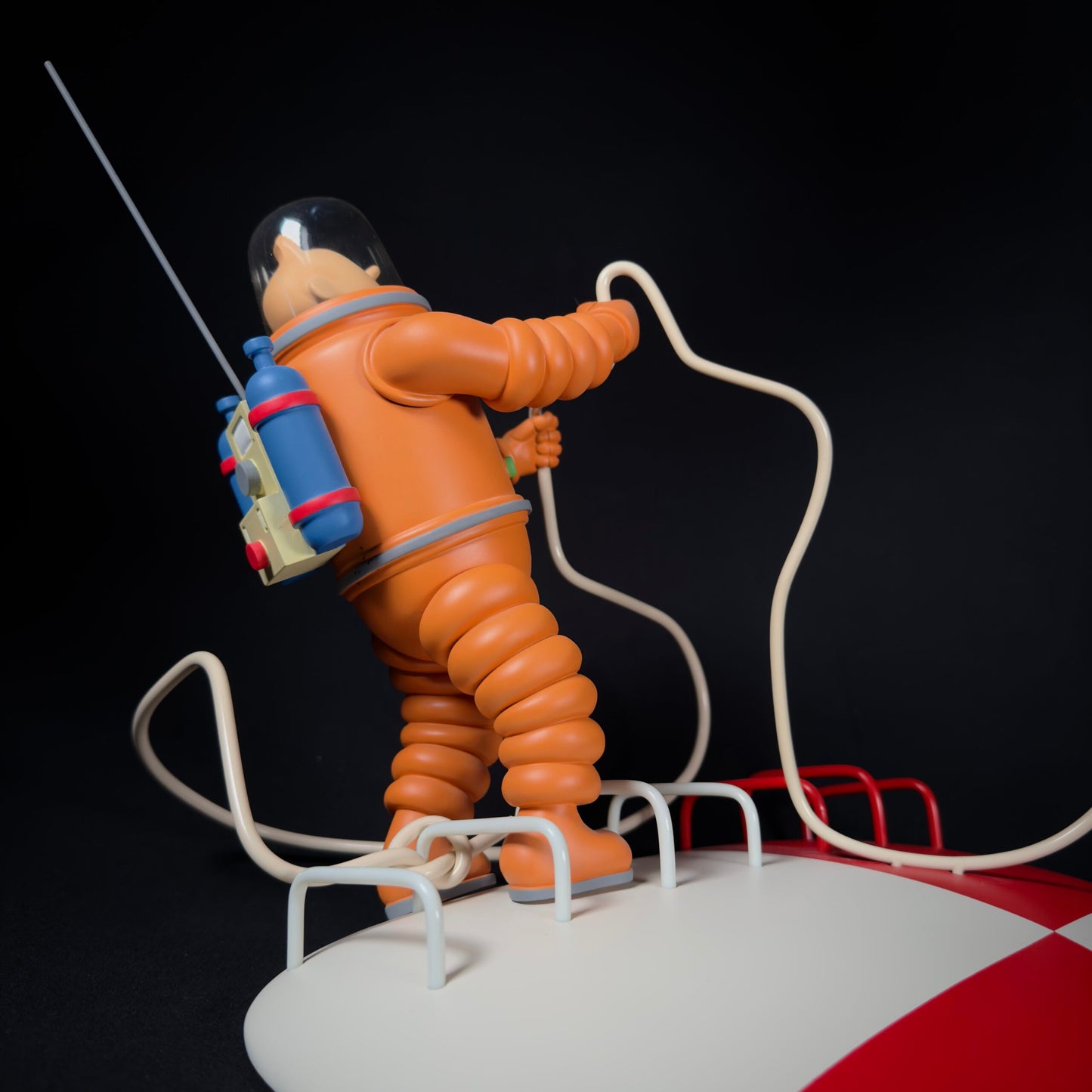 TINTIN ET HADDOCK COSMONAUTES SUR LA FUSÉE