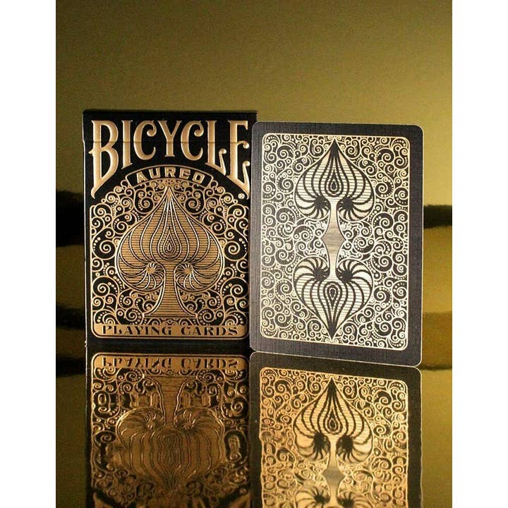 Naipes Bicycle Aureo Black