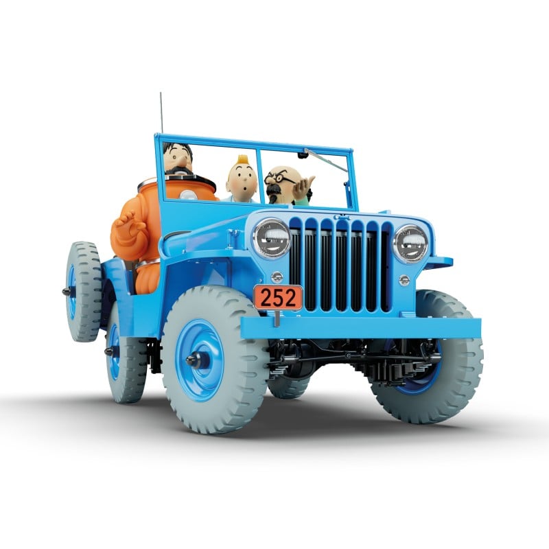 Jeep Azul "Objetivo la Luna" Escala 1:18