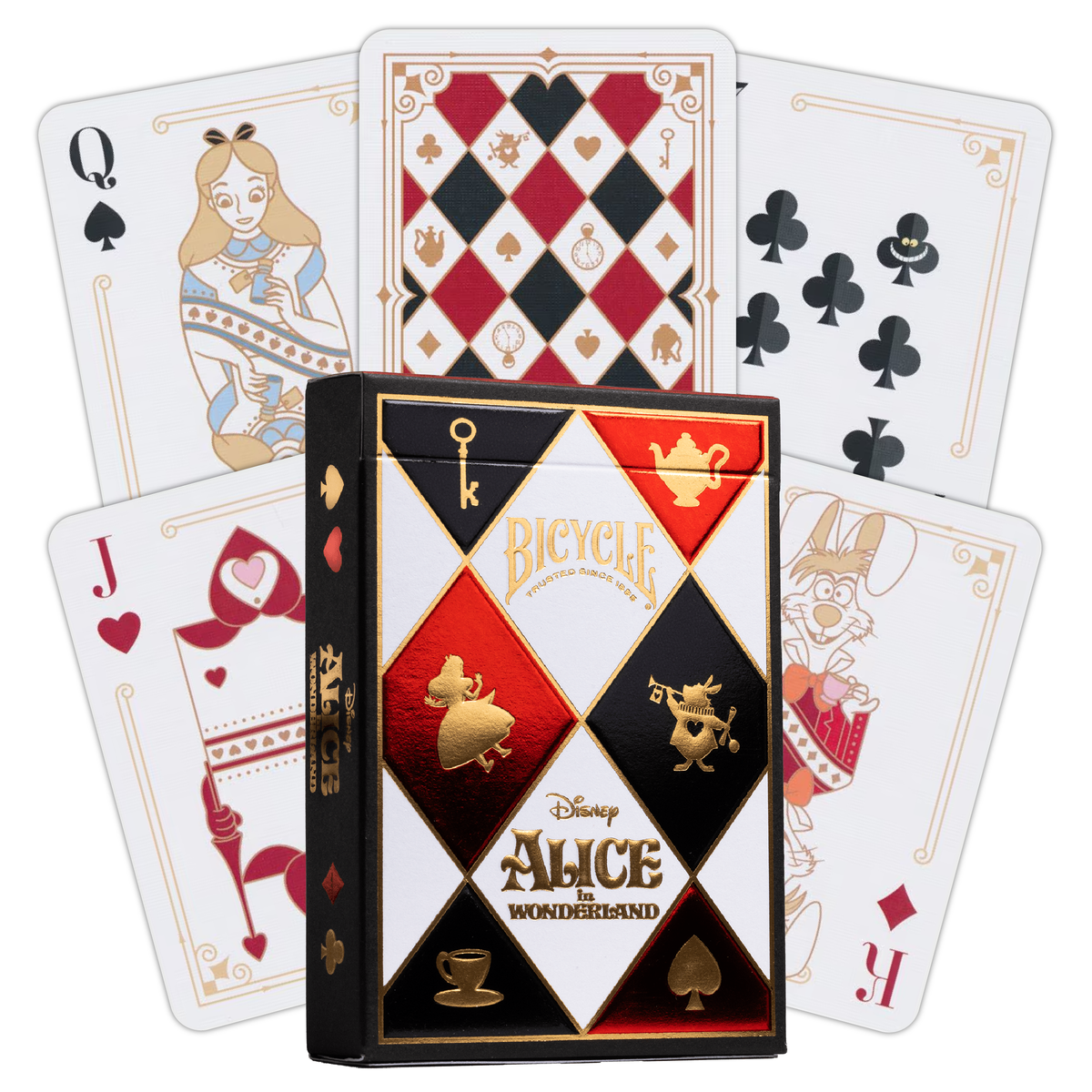 Baraja de cartas Bicycle de Disney Alicia en el País de las Maravillas