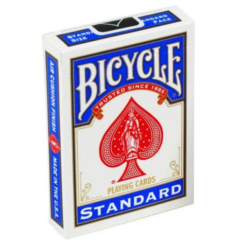 Cartas estándar Bicycle Rider, 2 barajas, azules y rojas