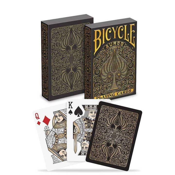 Naipes Bicycle Aureo Black