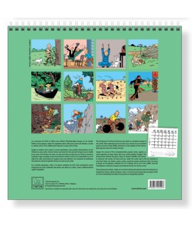 Calendario Tintín de pared