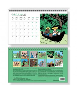 Calendario Tintín de mesa 2026