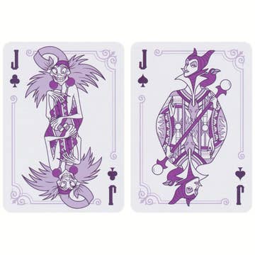 Naipes Bicycle Disney Villains Purpura