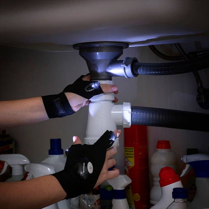 GUANTES CON LUZ LED