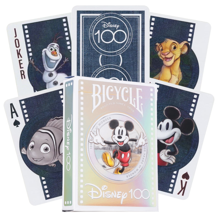 Naipes Bicycle 100 aniversario de Disney