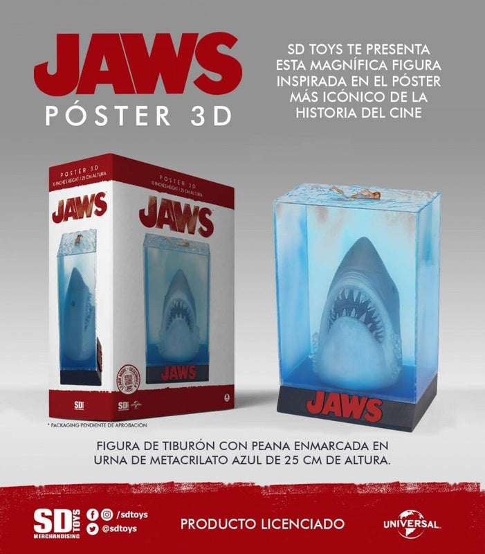 FIGURA CARTEL 3D TIBURON