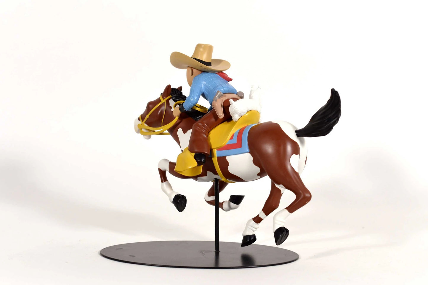 TINTÍN COWBOY À CHEVAL