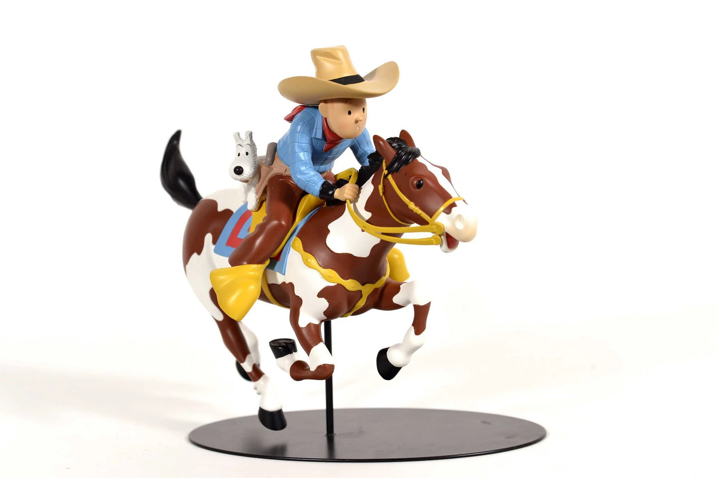TINTÍN COWBOY À CHEVAL