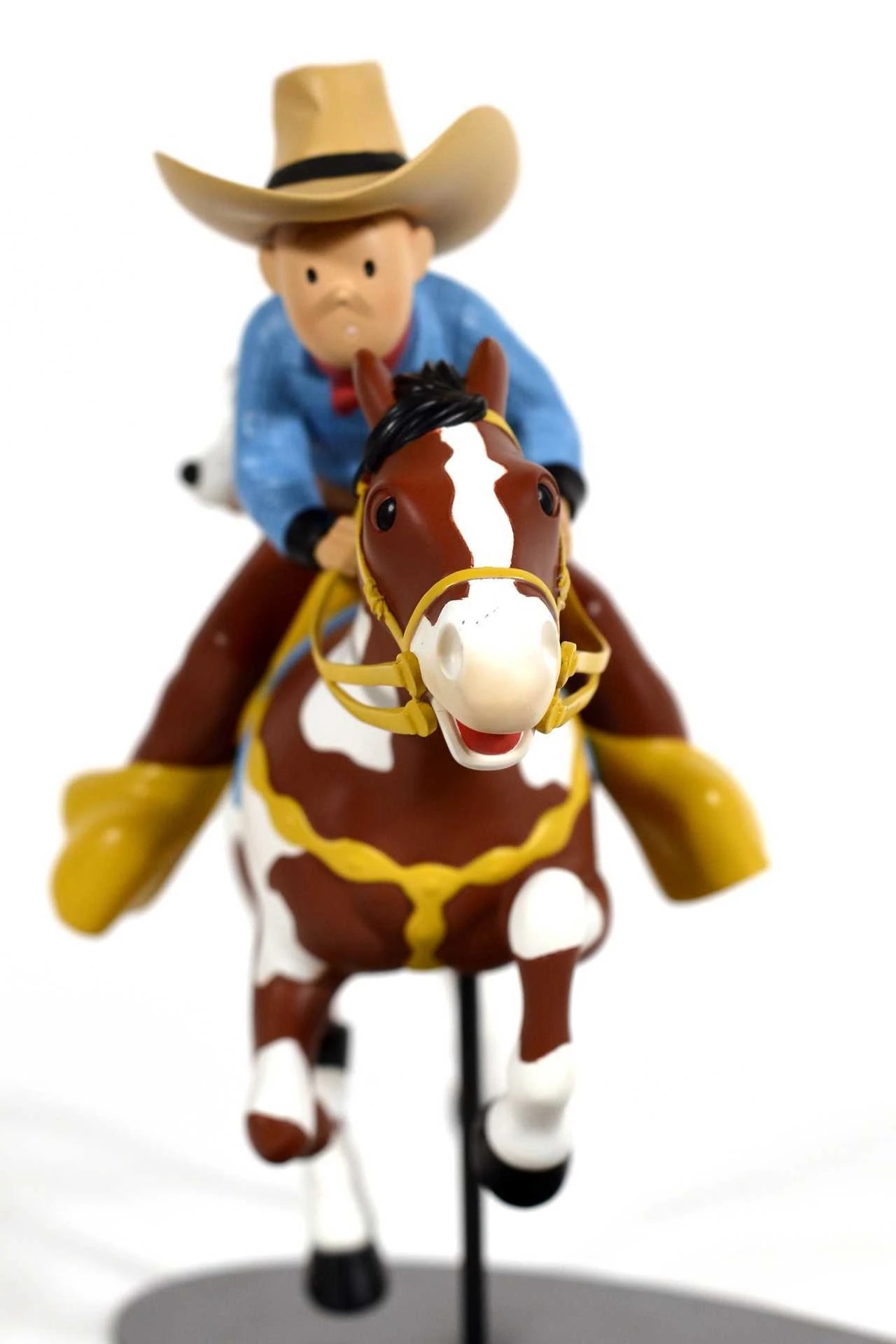 TINTÍN COWBOY À CHEVAL