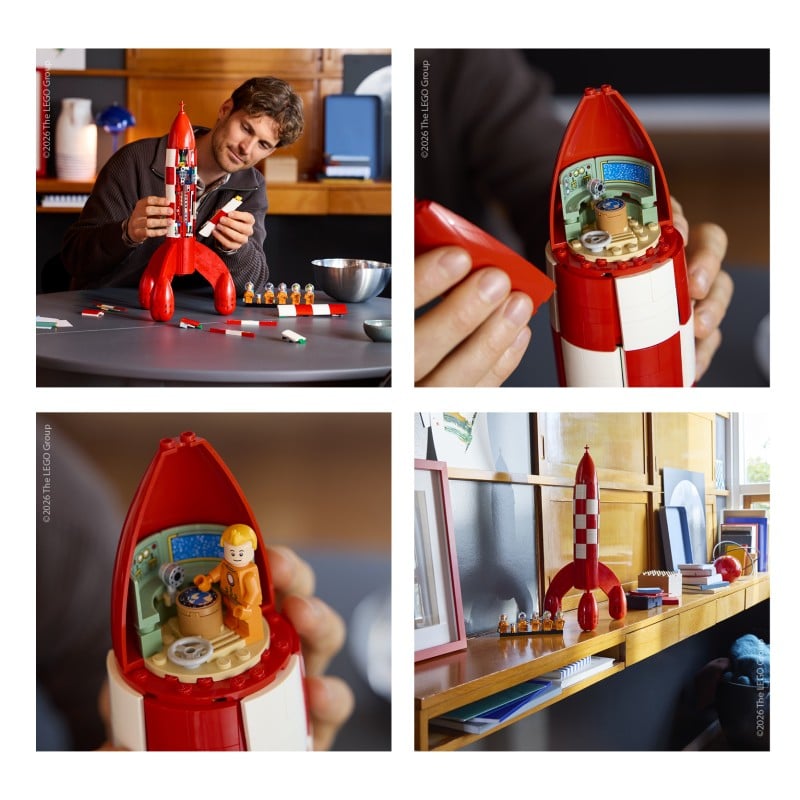 LEGO® Ideas Tintin® Moon Rocket