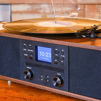 Tocadiscos, Reproductor de CD, Radio DAB y MP3