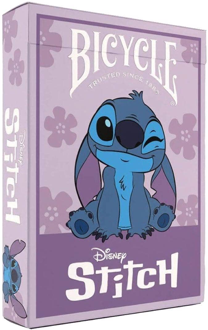 Baraja de cartas Disney Stitch morada (Bicycle)