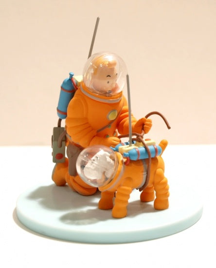 Tintín Cosmonaute - coffret figurine plastique 8 cm