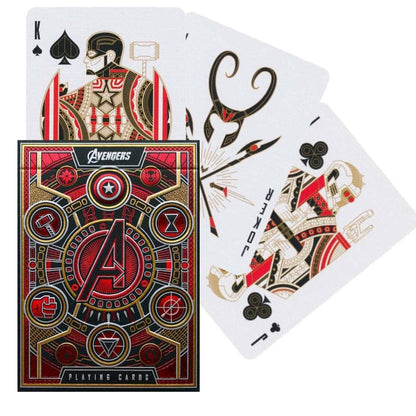 Baraja de cartas Avengers Edición roja The Infinity Saga Theory11
