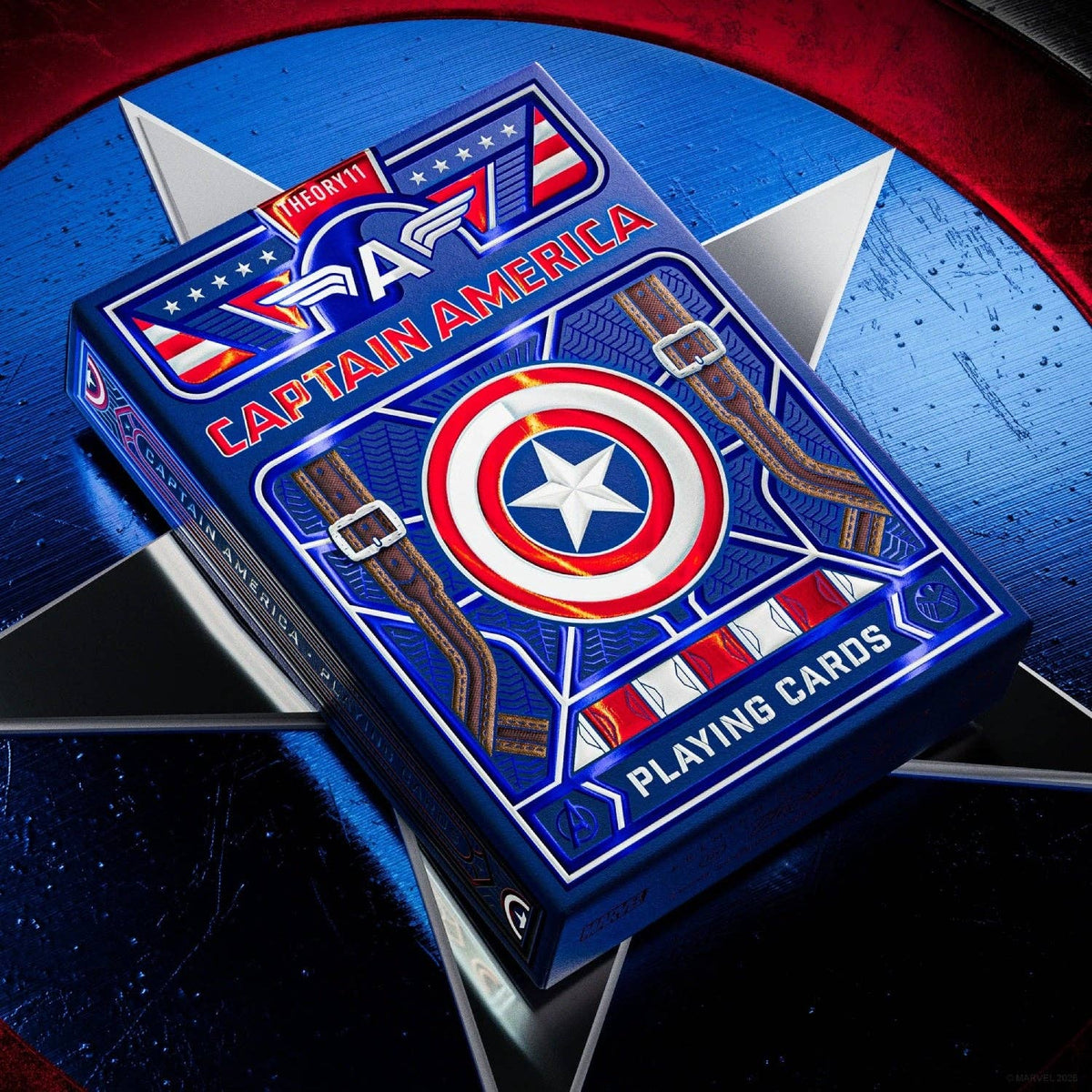 Cartas de juego Captain America Theory11