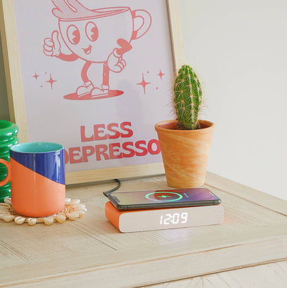 Rise Charge - Cargador inalámbrico y despertador