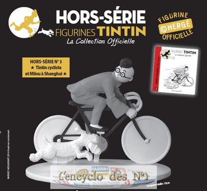 Tintin cycliste et Milou à Shanghaï Nº3