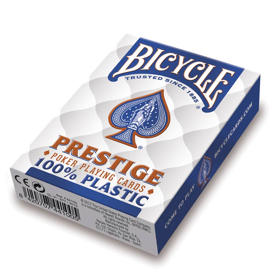 Cartas de póquer Bicycle Prestige Jumbo (azules)