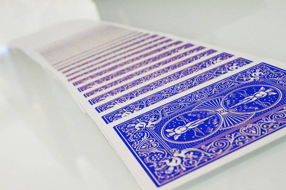 Cartas estándar Bicycle Rider, 2 barajas, azules y rojas