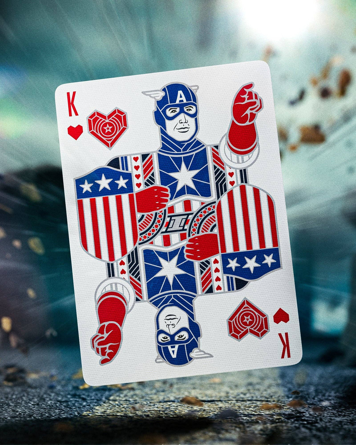 Cartas de juego Captain America Theory11