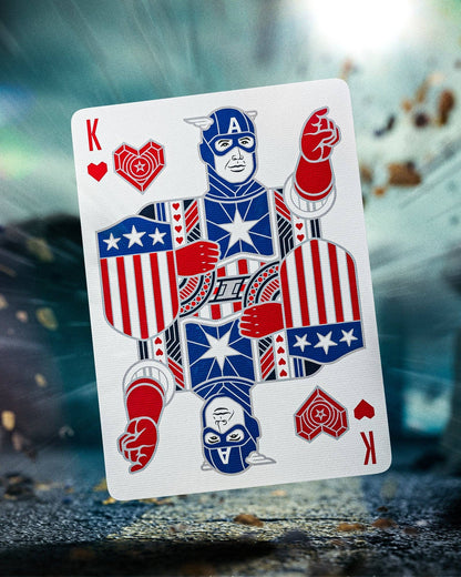 Cartas de juego Captain America Theory11