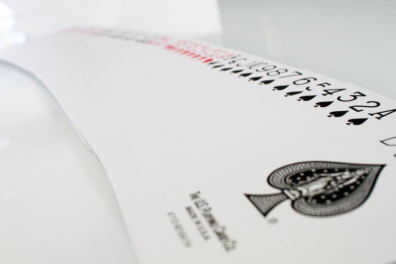 Cartas de póker Bicycle Rider estándar (rojo)