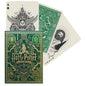 Baraja de cartas Harry Potter Slytherin verde de theory11