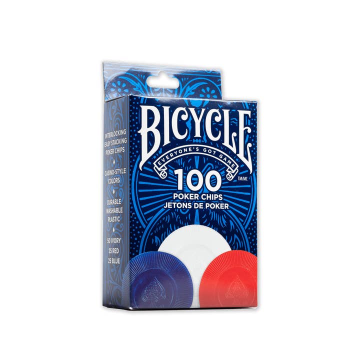 Fichas de póquer Bicycle 100 unidades