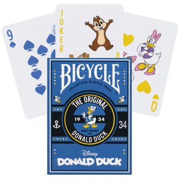 Naipes Pato Donald Bicycle