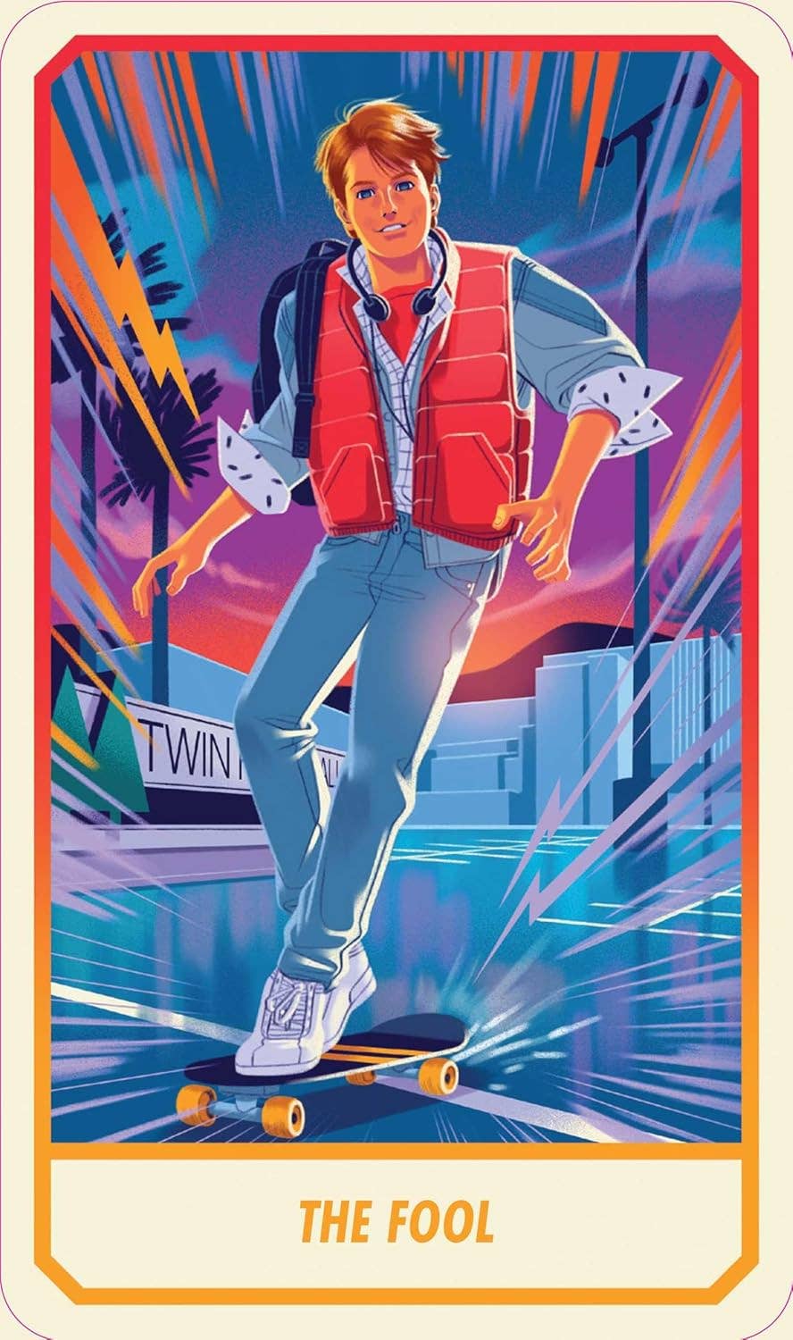 Baraja de cartas del tarot de Regreso al futuro de Insight Editions