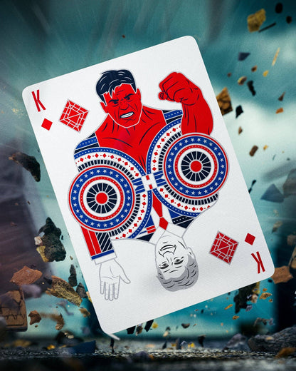Cartas de juego Captain America Theory11