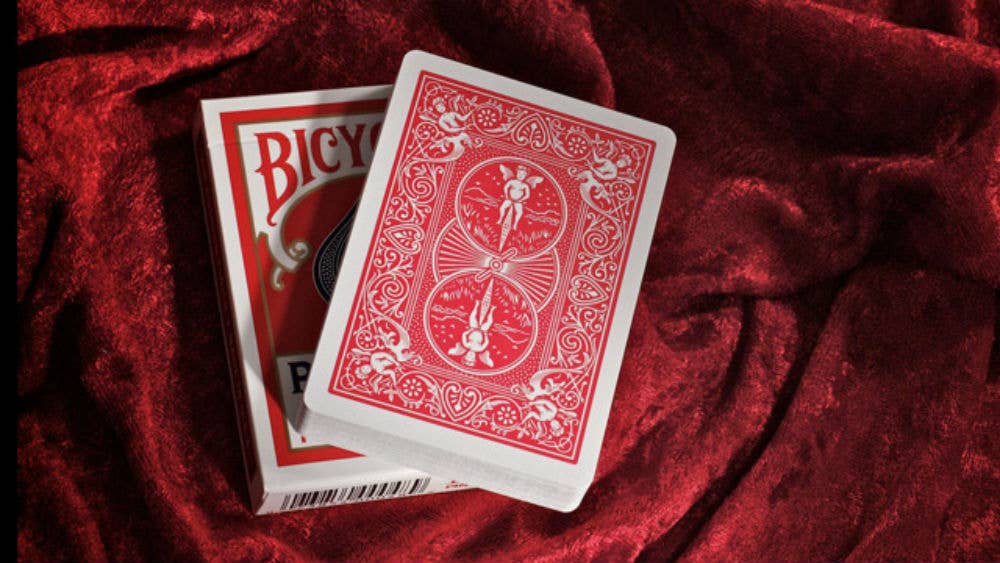 Tarjetas estándar Bicycle Pinochle (rojas)