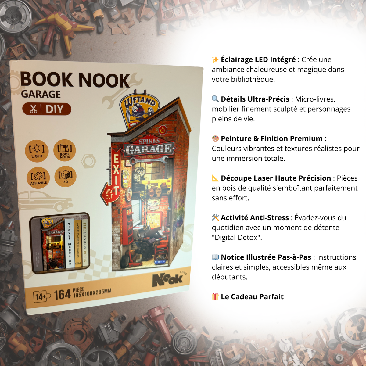 Book Nook Garaje Retro