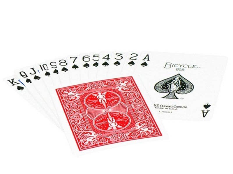 Cartas de póker Bicycle Rider estándar (rojo)