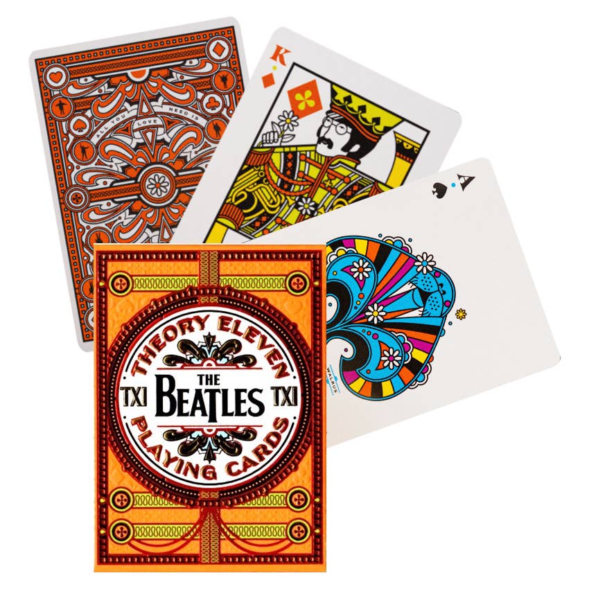 Baraja de Cartas The Beatles Theory 11 (Naranja)