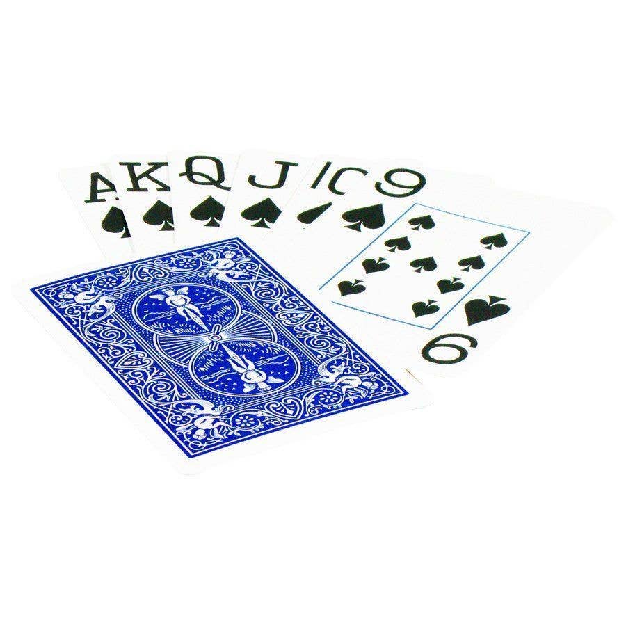 Cartas de póquer Bicycle Prestige Jumbo (azules)