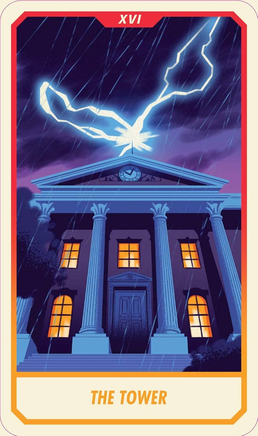Baraja de cartas del tarot de Regreso al futuro de Insight Editions