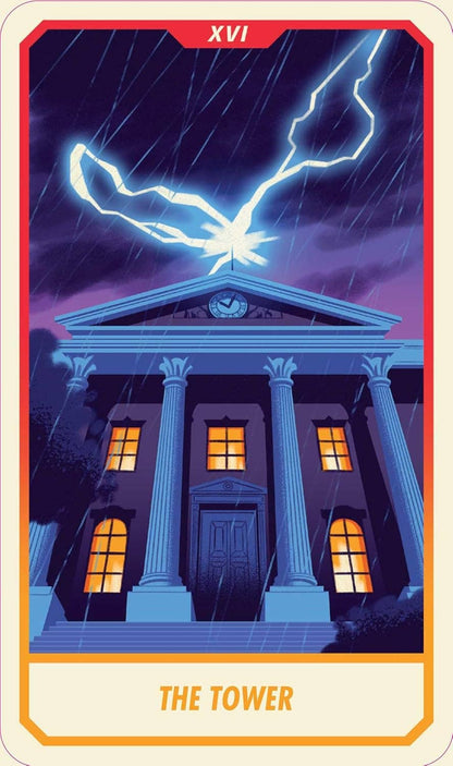 Baraja de cartas del tarot de Regreso al futuro de Insight Editions