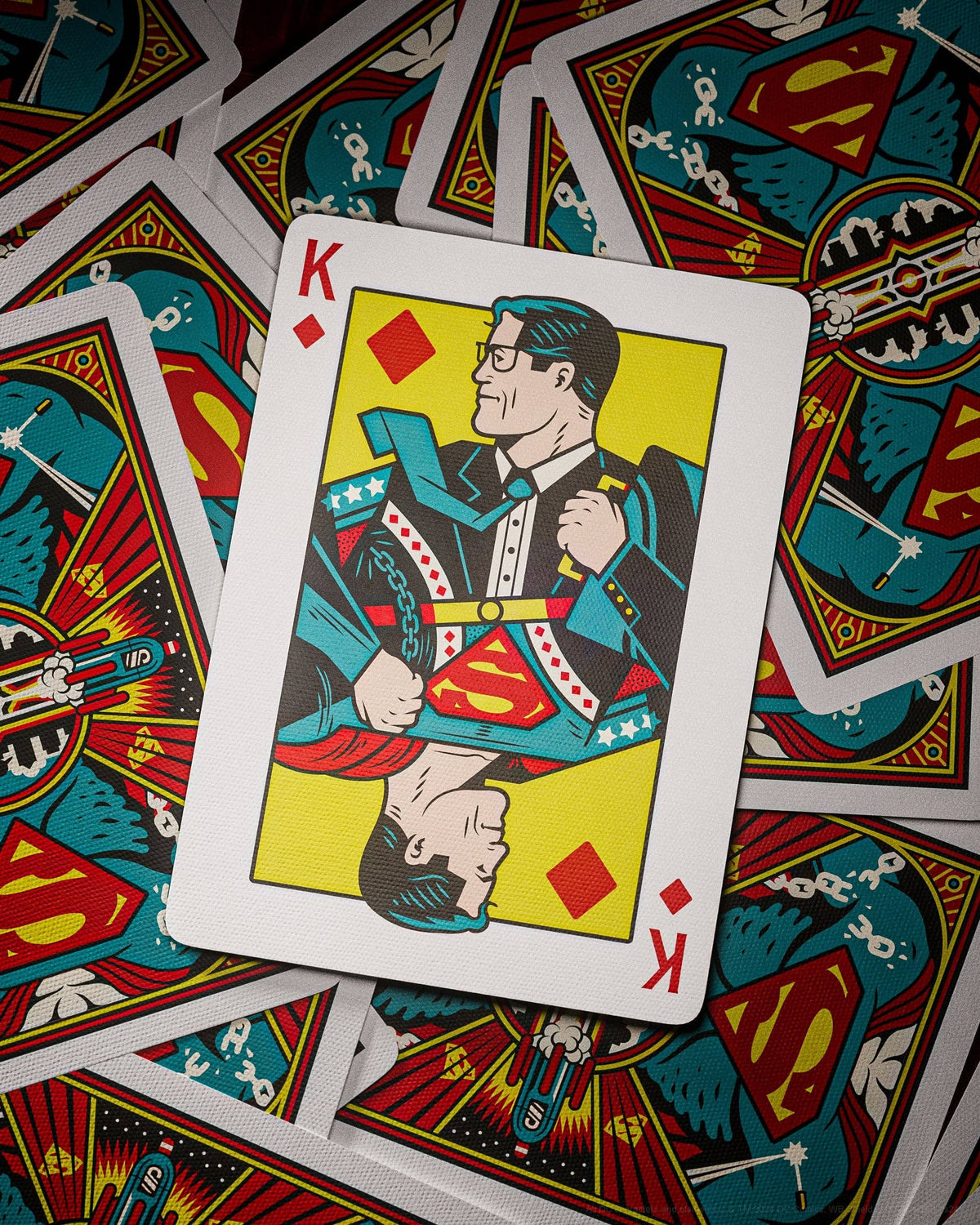 Baraja de cartas Superman de Theory11